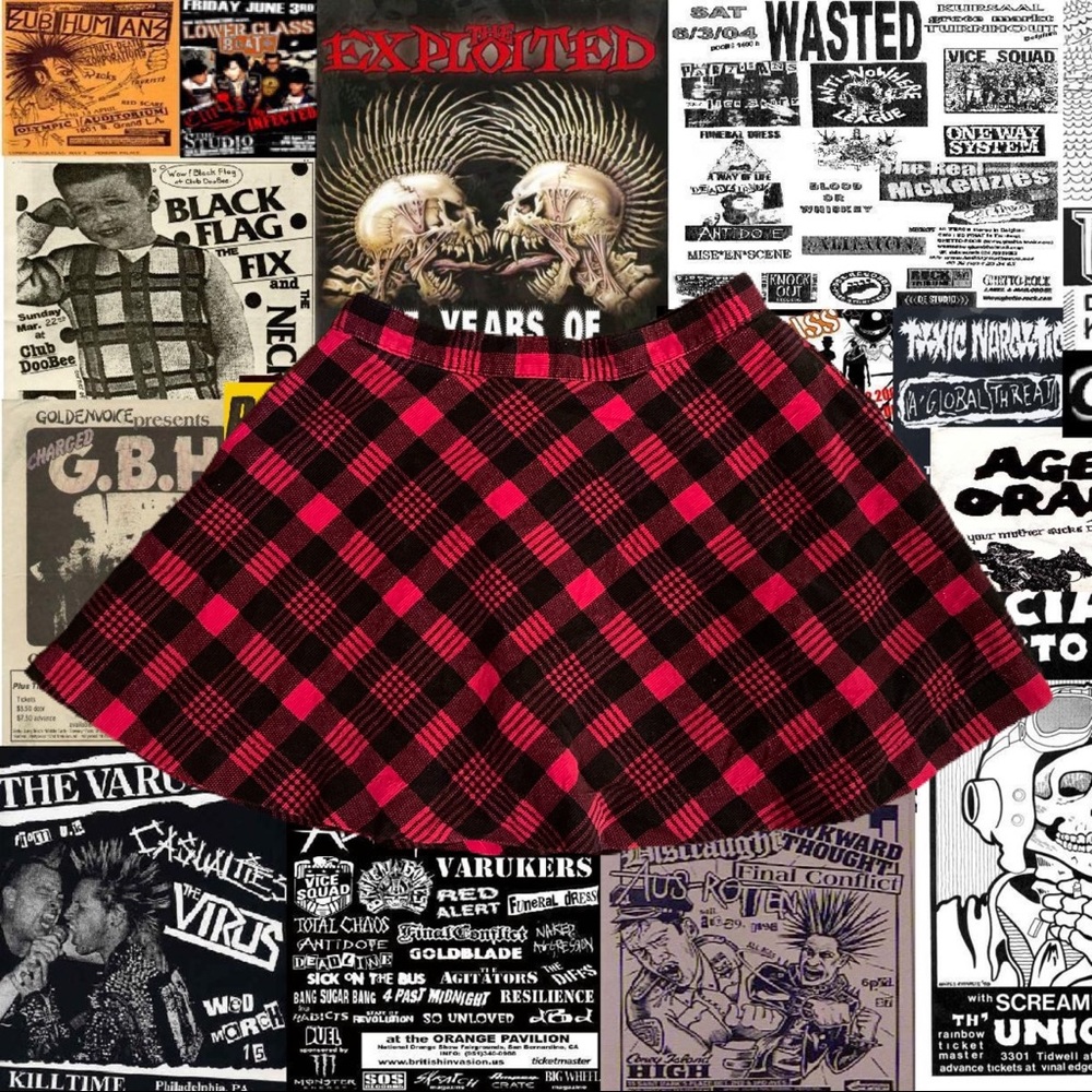 Plaid Mini Skirt